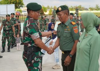 Pimpin Upacara Korps Kenaikan Pangkat, Dandenpal Divif 3 Kostrad: Jadilah Prajurit Yang Membanggakan Negara dan Keluarga