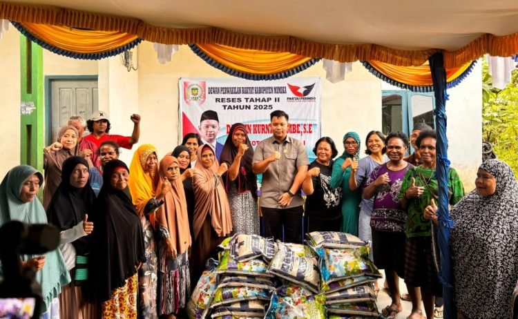 Gelar Reses, Darwin Rombe Fokus Perbaikan Infrastruktur dan Keamanan Lingkungan di Kelurahan Timika Jaya, Wanagon dan Kampung Minabua