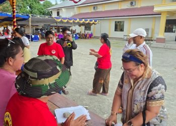 Libatkan Persekutuan, Bazar Natal IKT Mimika Diserbu Warga