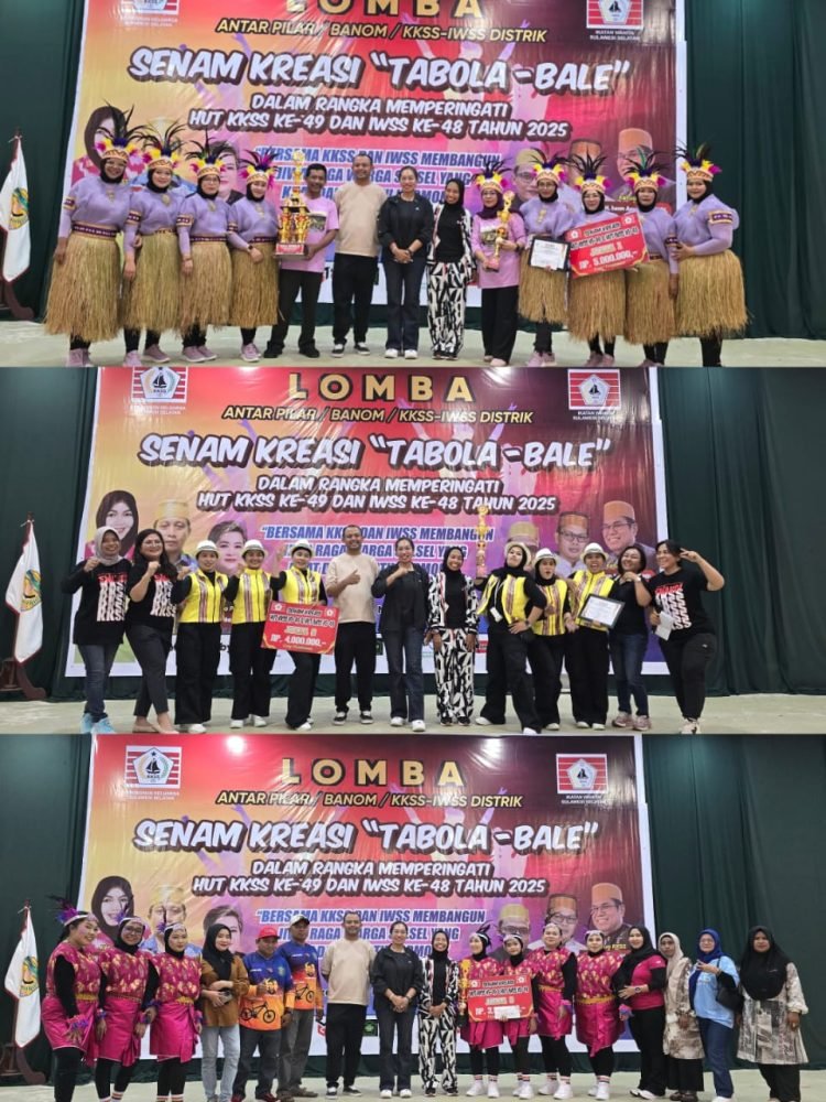 Lomba Senam Kreasi Tabola-Bale Warnai HUT KKSS ke-49 dan IWSS ke-48 di Timika