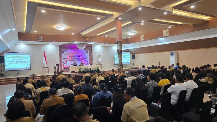 DPKPP Mimika Sosialisasikan Kebijakan Peraturan Perumahan dan Kawasan Pemukiman