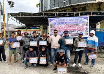 Peduli Korban Banjir Bandang di Nduga Papua, KKM Mimika Lakukan Penggalangan Dana