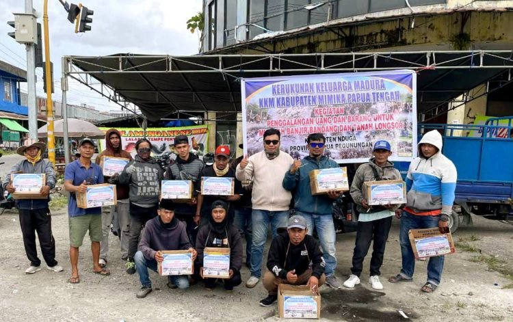 Peduli Korban Banjir Bandang di Nduga Papua, KKM Mimika Lakukan Penggalangan Dana
