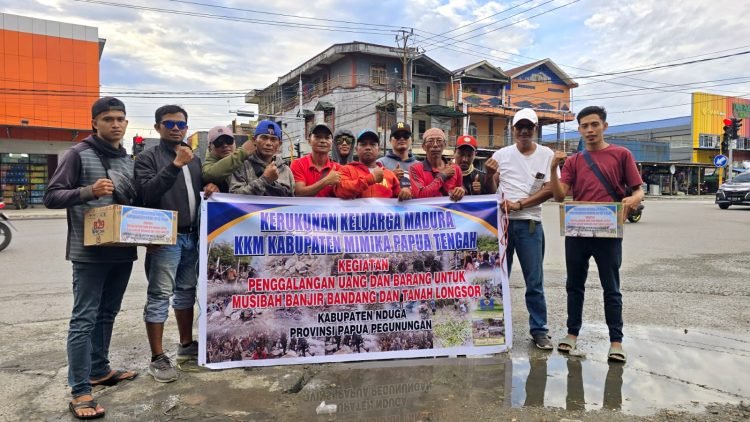 3 Hari Turun ke Jalan, KKM Mimika Berhasil Kumpulkan Rp. 18,5 Juta Untuk Korban Banjir Bandang Nduga