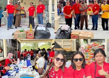 Peduli OAP, Panitia Natal IKT Mimika 2025 Gelar Baksos di Kampung Iwaka