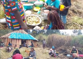 Wujudkan Keamanan dan Kedamaian Jelang Natal, Kepala Suku Bersama Masyarakat Gelar Masak dan Makan Bersama di Distrik Gome Puncak