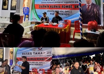 Lewat Reses Tahap III, Darwin Rombe Paparkan Program Prioritas 2026 ke Warga Kelurahan Wanagon