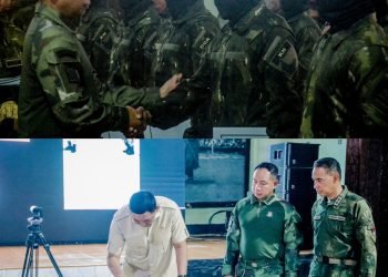 Pangkoops Habema Dampingi Panglima TNI dan Menhan RI pada KPLB dan Peresmian Marshalling Area Jenderal Ahmad Yani di Timika