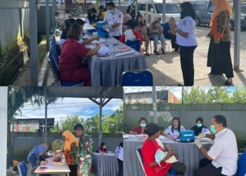 Dorong Generasi Sehat Sejak Dini,    Posyandu Edenia Lanal Timika Layani Puluhan Balita dan Ibu Hamil