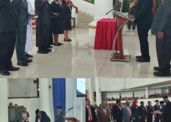 Awali Tahun Pemerintahan, Bupati Mimika Lantik Sejumlah Pejabat JPT Pratama