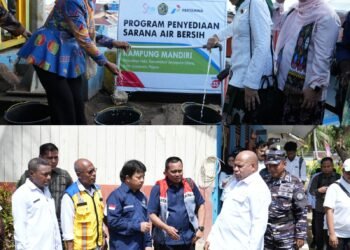 Pertamina Patra Niaga Dorong Program Penyediaan Sarana Air Bersih Sampai ke Perbatasan Papua