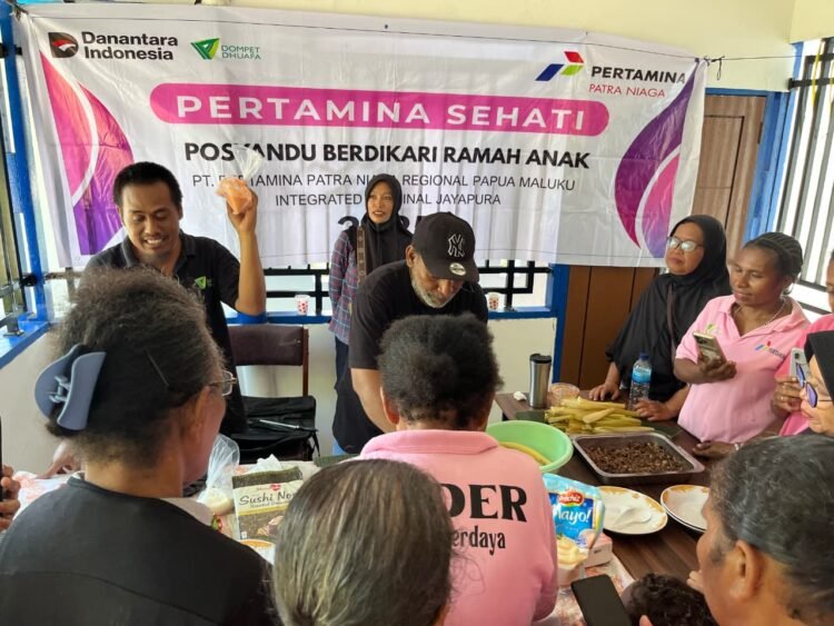 Pertamina Patra Niaga Papua Maluku Cegah Stunting Melalui Inovasi Pangan Lokal Bersama Papua Jungle Chef