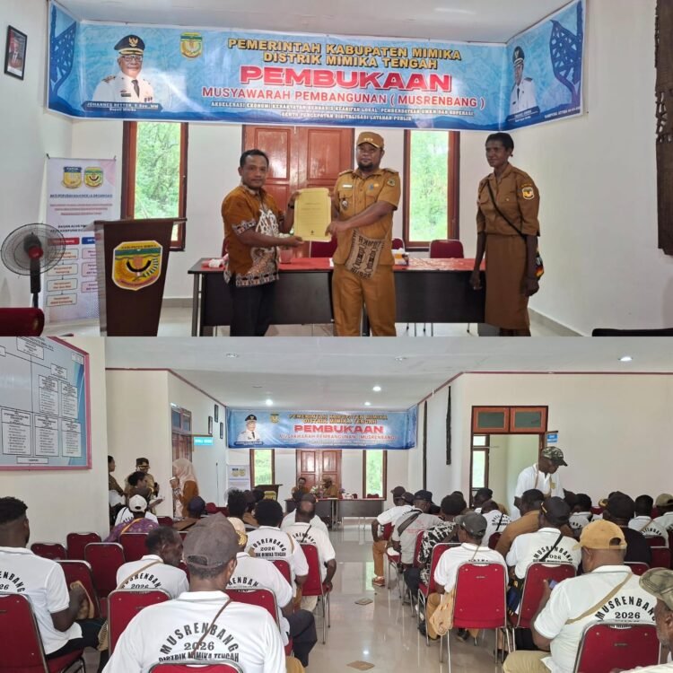 Musrenbang Distrik Mimika Tengah Tahun 2026 Hasilkan 105 Usulan Program