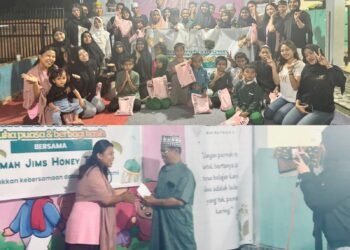 Maknai Ramadhan, Toko Jims Honey Timika Berbagi Kasih di Panti Asuhan Laskar Pelangi