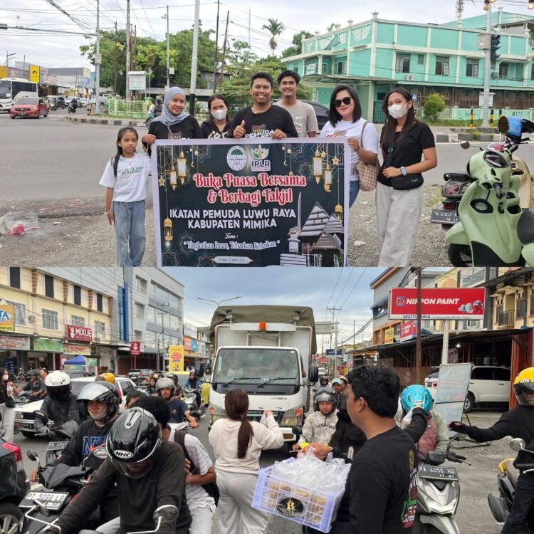 Maknai Ramadhan, IPLR Mimika Bagikan Ratusan Takjil Gratis