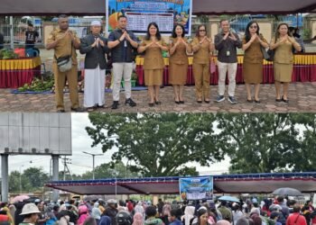 Jelang Lebaran, Disperindag Mimika Gelar Pasar Murah di Emeneme Yauware