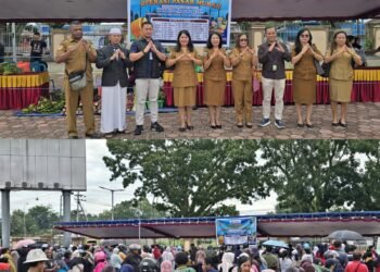 Jelang Lebaran, Disperindag Mimika Gelar Pasar Murah di Emeneme Yauware