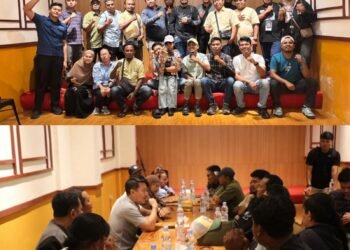 Perkuat Sinergi, Satgas Ops Damai Cartenz Gelar Buka Puasa Bersama Jurnalis Timika