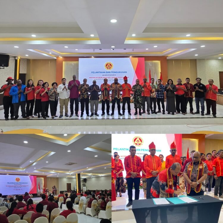 Resmi Dilantik, Ikatan Kerukunan Keluarga Rahyan Oih Mimika Siap Jadi Mitra Pemerintah