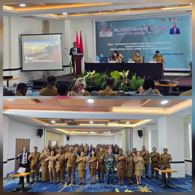 Bappeda Mimika Gelar Musrenbang Otsus dan Dana Tambahan Infrastruktur Tahun 2027