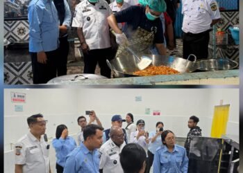 Pastikan Layanan Sesuai Standar BGN, Satgas MBG Timika Sidak Lima SPPG