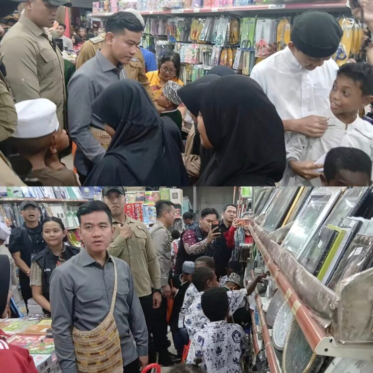 Tiba di Timika, Wapres Gibran Langsung Borong Peralatan Sekolah Untuk Anak Panti Asuhan
