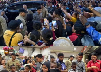 Hadirkan Semangat Belajar, Wapres Gibran Belanja Alat Tulis Bersama Anak Yatim di Timika