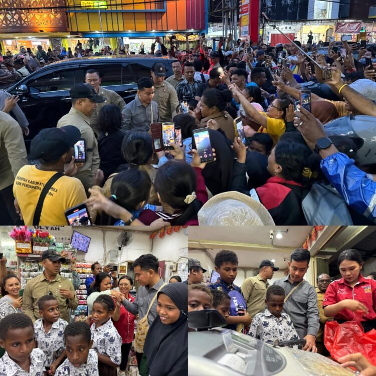 Hadirkan Semangat Belajar, Wapres Gibran Belanja Alat Tulis Bersama Anak Yatim di Timika