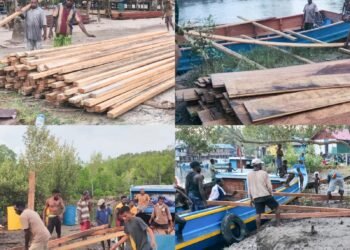 Material TMMD ke-128 Disalurkan ke Kampung Keakwa, Pembangunan Resmi Dimulai