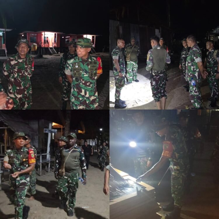 Pastikan Pembangunan Berjalan Lancar, Dandim 1710/Timika Tinjau Lokasi TMMD di Keakwa