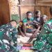 Tim Kesehatan Satgas TMMD Gerak Cepat Layani Warga Yang Sakit