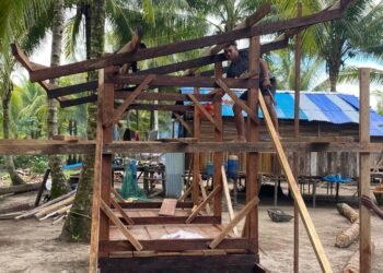 Progres Pembangunan MCK Umum TMMD Kodim 1710/Mimika Capai 25 Persen