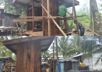 Progres Pembangunan MCK Umum TMMD Kodim 1710/Mimika Capai 25 Persen