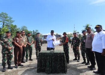 Bupati Mimika: Kolaborasi Lewat TMMD Adalah Cara Kita Percepat Pembangunan di Pesisir Mimika