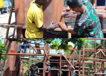 Pemasangan Dinding Dimulai, Progres Rumah TMMD Capai 30 Persen