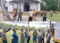 Satgas TMMD Tinjau dan Ukur Gereja Santo Klemens, Awali Rehab di Keakwa