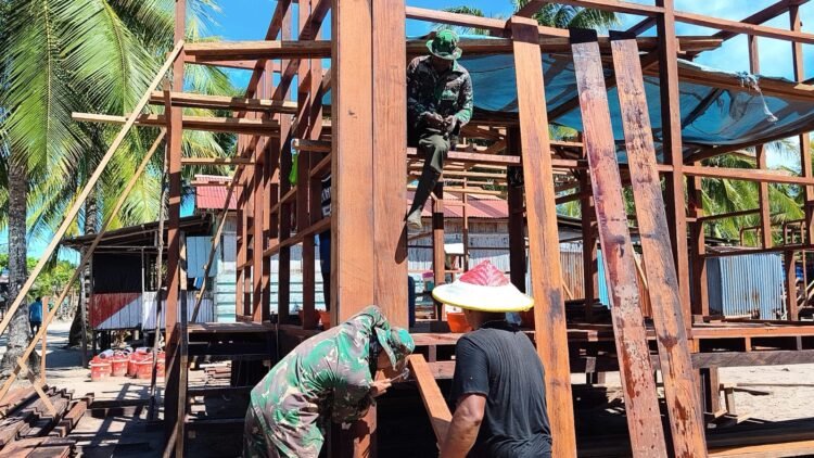 Sasaran Fisik dan Nonfisik Berjalan, TMMD Keakwa Capai 35 Persen