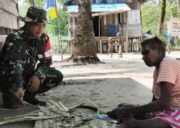 Kemanunggalan TNI dan Rakyat Terjalin Hangat di Lokasi TMMD