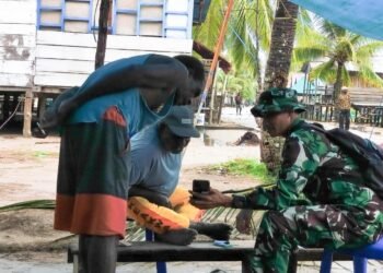 Satgas TMMD Jalin Silaturahmi dengan Warga di Lokasi Penugasan