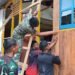 Satgas TMMD Kodim 1710/Mimika Mulai Pemasangan Dinding Gereja Santo Klemenst