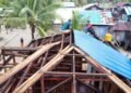 Satgas TMMD Genjot Pembangunan 5 Unit Rumah, Fokus Pemasangan Atap