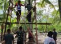 Satgas TMMD Kodim 1710/Mimika Mulai Pengerjaan Sumur Bor di RT 6 Kampung Keakwa