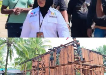 Anggota DPRK Mimika, Rampeani Rachman Apresiasi Pelaksanaan TMMD di Kampung Keakwa