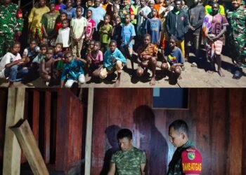 Pastikan Pembangun Sesuai Target, Dandim 1710/Mimika      Tinjau Lokasi TMMD di Kampung Keakwa