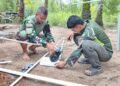 Instalasi Pipa Rampung, MCK RT 9 Kampung Keakwa Siap Digunakan