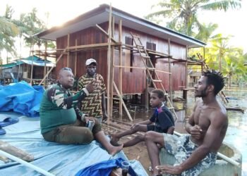 Komsos Jadi Sarana Satgas TMMD Pererat Kedekatan Dengan Warga