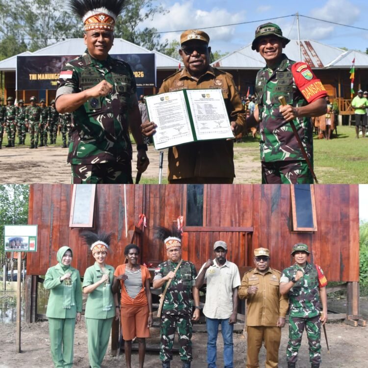 Pangdam XVII/Cenderawasih Resmi Tutup TMMD Ke-128 Kodim 1710/Mimika di Kampung Keakwa