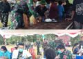 Bakti Sosial Pengobatan Gratis dan Makan Bersama Warnai Penutupan TMMD Keakwa