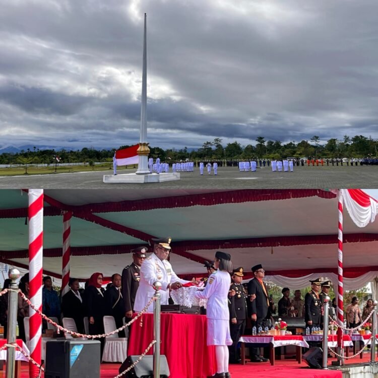 Peringati Hari Lahir Pancasila, Pemkab Mimika Gelar Upacara Bendera