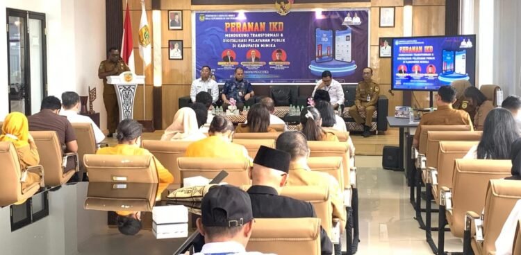 Disdukcapil Mimika Sosialisasikan IKD Sebagai Langkah Transformasi Layanan Kependudukan